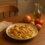 Antes de pensar em pedir delivery ou passar muito tempo na cozinha, vale lembrar que uma receita de jantar rápido com poucos ingredientes pode ser exatamente o que faltava na sua rotina. Quando a fome aperta no fim do dia, o ideal é encontrar uma solução prática, econômica e gostosa — sem exigir técnicas complicadas nem uma lista enorme de compras. Neste post, você vai descobrir como montar um jantar simples, equilibrado e eficiente para resolver a refeição da noite com menos esforço.A proposta aqui é facilitar a vida de famílias e trabalhadores que chegam cansados e precisam de uma alternativa realista para o jantar. Em vez de depender de pratos elaborados, você vai aprender a usar ingredientes básicos, reaproveitar alimentos da geladeira e organizar o preparo de forma inteligente. Se você também gosta de soluções rápidas para o dia a dia, confira nosso conteúdo relacionado sobre cardápio econômico para a semana e veja mais ideias para planejar refeições simples.A seguir, veja como essa receita de jantar rápido com poucos ingredientes pode ser adaptada à sua rotina, quais combinações funcionam melhor e como deixar tudo pronto em poucos minutos. Para se inspirar em boas práticas de alimentação equilibrada, vale consultar também fontes de autoridade como o Guia Alimentar para a População Brasileira, do Ministério da Saúde, que incentiva refeições caseiras e mais naturais.Por que apostar em uma receita de jantar rápido com poucos ingredientesEscolher uma receita de jantar rápido com poucos ingredientes é uma estratégia prática para noites corridas. Em vez de perder tempo pensando no que cozinhar, você usa o que já tem em casa e prepara uma refeição que realmente mata a fome. Isso reduz desperdícios, economiza dinheiro e evita o estresse de cozinhar algo muito elaborado depois de um dia cheio.Para famílias, esse tipo de jantar ajuda a manter a rotina organizada sem complicar a noite. Para trabalhadores, é uma forma de ganhar tempo e ainda assim comer bem. A grande vantagem é que poucos ingredientes não significam pouca qualidade: com combinações inteligentes, é possível fazer pratos saborosos, nutritivos e bem apresentados.Entre os principais benefícios de uma receita prática estão: Menor tempo de preparo; Redução de custos com compras; Mais facilidade para improvisar com o que já existe na despensa; Menos sujeira na cozinha; Mais chance de manter uma alimentação caseira.Se o objetivo é resolver o jantar sem dor de cabeça, vale pensar em pratos com base simples: ovos, arroz, macarrão, frango desfiado, legumes, queijo, tomate e temperos básicos. Essas combinações costumam render bem e agradar diferentes gostos. Para mais ideias de refeições práticas, confira também nosso artigo sobre jantar leve e rápido.Como montar um jantar simples com o que você já tem em casaUma boa receita de jantar rápido com poucos ingredientes começa com planejamento básico. Você não precisa montar um menu complexo; basta olhar a geladeira, identificar os itens disponíveis e escolher uma base que combine com eles. O segredo está em trabalhar com ingredientes versáteis e técnicas simples de preparo.Uma fórmula prática para montar o jantar é:1. Escolha a base: arroz, macarrão, pão, batata ou cuscuz; 2. Adicione uma proteína: ovos, frango, queijo, atum ou carne moída; 3. Inclua legumes ou verduras: tomate, cenoura, milho, abobrinha, cebola ou cheiro-verde; 4. Finalize com temperos: alho, sal, pimenta, azeite, orégano e páprica; 5. Sirva de forma simples: prato único, sanduíche quente, omelete recheada ou refogado.Essa lógica facilita muito a rotina de quem quer resolver a dúvida do jantar sem complicação. Por exemplo, um macarrão com alho, óleo, tomate e queijo já entrega sabor e praticidade. Outra opção é uma omelete com legumes e uma salada rápida, ideal para quem quer algo leve e funcional.A vantagem desse modelo é que ele permite adaptações. Se faltar um ingrediente, você troca por outro semelhante e mantém a proposta da refeição. Isso faz da receita de jantar rápido com poucos ingredientes uma excelente solução para o cotidiano, principalmente quando o tempo é curto e a fome é grande.Receita de jantar rápido com poucos ingredientes: opção prática para hojeAgora que você já entendeu a lógica, vamos à parte mais útil: uma receita de jantar rápido com poucos ingredientes que pode ser feita em cerca de 20 minutos. A sugestão é um macarrão cremoso com frango e tomate, uma opção simples, econômica e muito aceita por adultos e crianças.Ingredientes 250 g de macarrão de sua preferência; 1 xícara de frango desfiado; 2 tomates picados; 1/2 cebola picada; 2 colheres de sopa de requeijão ou creme de leite; 1 colher de sopa de azeite; Sal e pimenta a gosto; Cheiro-verde para finalizar.Modo de preparo1. Cozinhe o macarrão em água e sal até ficar al dente. 2. Enquanto isso, aqueça o azeite e refogue a cebola até dourar. 3. Acrescente o frango desfiado e os tomates picados. 4. Tempere com sal e pimenta e mexa por alguns minutos. 5. Adicione o requeijão ou creme de leite para deixar o molho cremoso. 6. Misture o macarrão ao molho e finalize com cheiro-verde.Pronto: em poucos passos, você tem um jantar simples, saboroso e com ingredientes acessíveis. Se quiser variar, pode trocar o frango por atum, sardinha ou legumes salteados. Isso mantém a proposta de uma receita de jantar rápido com poucos ingredientes sem cair na monotonia.Uma dica importante é deixar alguns itens já separados na geladeira ou na despensa. Assim, quando o relógio apertar, você só precisa montar a receita. Para mais alternativas, veja nosso conteúdo sobre receitas fáceis para o dia a dia.Dicas para economizar tempo e ainda comer bem no jantarPara quem vive na correria, a melhor receita de jantar rápido com poucos ingredientes é aquela que também ajuda a economizar tempo e energia. Isso significa adotar pequenos hábitos que tornam a cozinha mais prática durante a semana. Com algumas mudanças simples, você pode transformar a hora do jantar em um momento menos cansativo e mais funcional.Uma das primeiras dicas é manter uma lista curta de ingredientes coringa. Alimentos como ovos, arroz, macarrão, legumes congelados, molho de tomate, queijo e frango desfiado rendem várias combinações diferentes. Com isso, você evita compras desnecessárias e sempre tem uma solução rápida à mão.Outra estratégia útil é fazer pré-preparo. Por exemplo: Cozinhar frango e desfiar para usar em outras receitas; Lavar e picar legumes no início da semana; Separar porções de arroz e feijão já prontos; Deixar temperos básicos organizados e acessíveis.Também vale apostar em pratos únicos, que reduzem a louça e aceleram o processo. Omeletes, massas, tortas simples e refogados são ótimos exemplos. Além disso, usar uma receita de jantar rápido com poucos ingredientes ajuda a manter o foco naquilo que realmente importa: alimentar bem a família sem perder tempo.Se você deseja aprofundar a organização da rotina alimentar, leia também nosso artigo sobre como montar refeições econômicas. Assim, você amplia seu repertório e facilita ainda mais a semana.Perguntas comuns sobre jantar simples e rápidoQuando o assunto é jantar simples, muitas pessoas têm as mesmas dúvidas: o que fazer com pouco tempo, como agradar a família e como evitar sempre cair nas mesmas receitas. Uma receita de jantar rápido com poucos ingredientes resolve boa parte desses problemas justamente porque é adaptável e prática.Uma dúvida comum é se esse tipo de jantar pode ser nutritivo. A resposta é sim, desde que você combine bem os grupos alimentares. Inclua uma fonte de proteína, algum carboidrato e, se possível, legumes ou verduras. Assim, a refeição fica mais completa e equilibrada.Outra pergunta frequente é como variar o cardápio sem gastar muito. A resposta está na troca inteligente de ingredientes. Um dia você usa macarrão, no outro arroz; hoje frango, amanhã ovo ou atum. Essa lógica permite manter a rotina sem cair na repetição.Também é comum perguntar se vale a pena cozinhar mesmo com pressa. Na prática, uma receita de jantar rápido com poucos ingredientes costuma sair mais barata, saudável e satisfatória do que pedir algo pronto com frequência. Além disso, você controla melhor o sal, o óleo e a qualidade dos ingredientes.Se o seu objetivo é resolver a dúvida do jantar com praticidade, foque em receitas simples, versáteis e que façam sentido para sua realidade. O melhor jantar é aquele que cabe no tempo, no bolso e na rotina da casa.